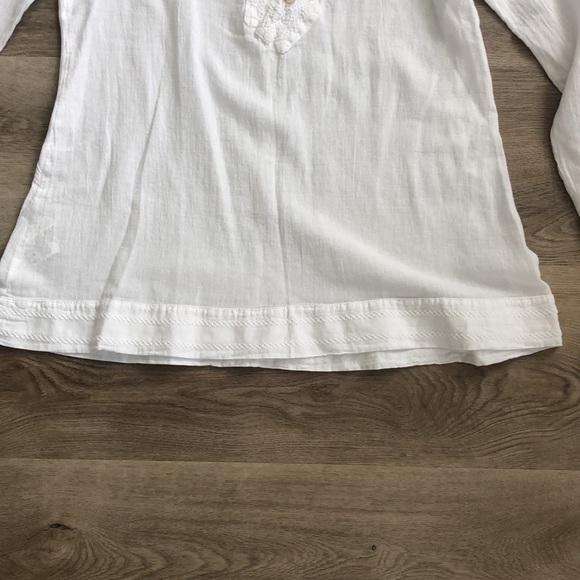 New with tags Blanco made in Peru 100% cotton white tunic - Picture 6 of 17